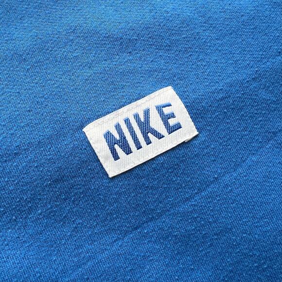 Rare Vintage 80s Nike Dunk Dome Spellout Logo Split Zip Hoodie Sweatshirt BTTYS - Picture 4 of 8